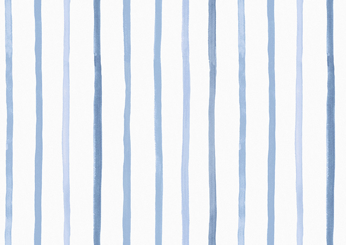 Laura Ashley Painterly Stripe, Blue - Roller Blind - Image 6